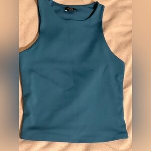 Express Body Contour double lined tank. Teal. Size small. Worn once.